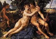 Hendrick Goltzius Venus and Adonis oil